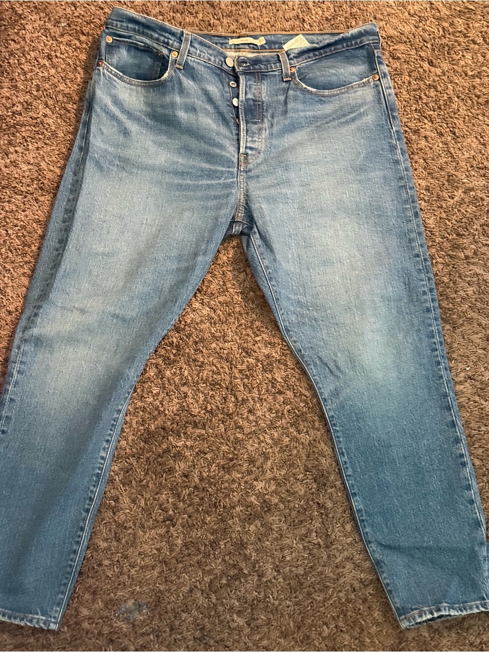 Levi's Light Blue Cropped Women's Jeans